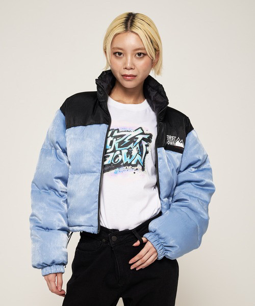 日单 FD 女士短款 缎面双面穿羽绒服25aw 不退