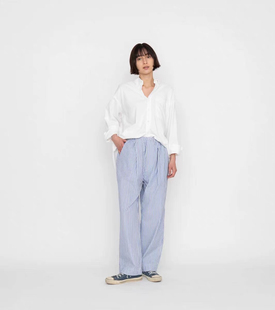 条纹休闲裤 男女同款 纳纳米卡 日单