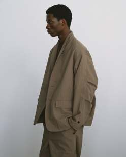 新款 暗条纹男女同款 26春季 休闲西服 日单