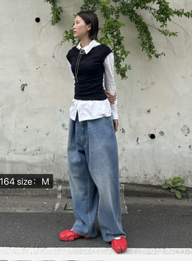 日单 oldpar克 男女同款休闲牛仔裤 opj05