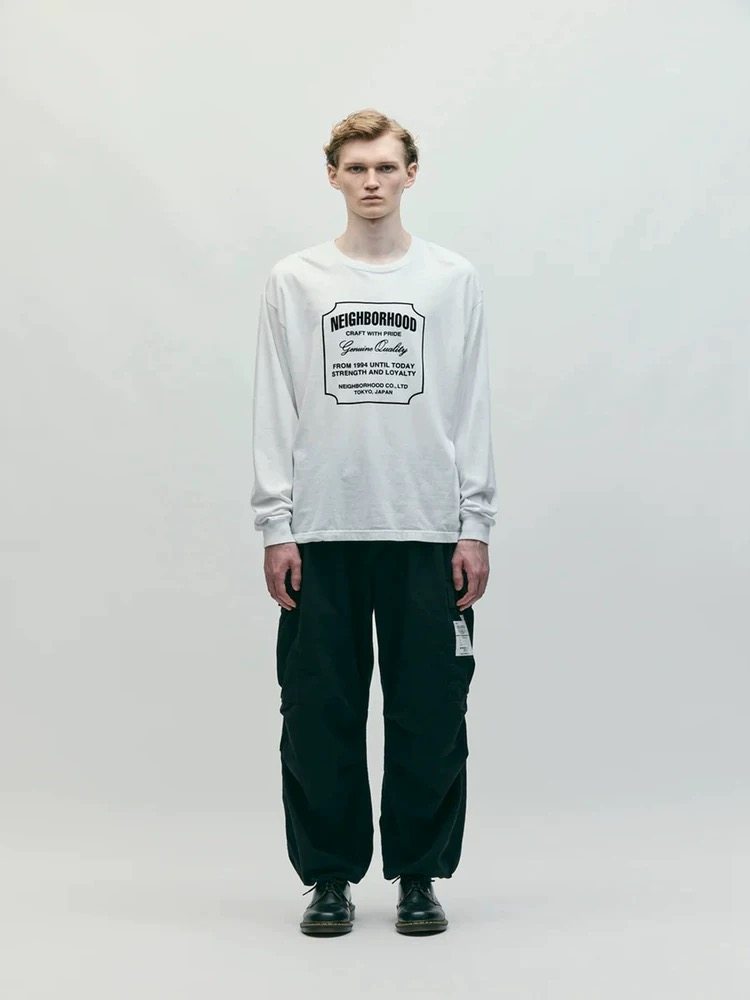 日单 NEIGHBOR 腰部抽绳款 男士多口袋休闲裤三色入25AW 不退,男装,时尚工装裤,淘宝优惠券,粉丝福利购,淘宝优惠卷