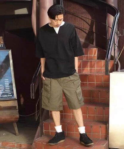 日单 男士多口袋休闲短裤 beam  不退 甩