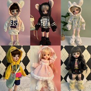 【只售衣服】6分bjd30厘米鬼妈妈娃衣连衣裙套装卫衣裤子娃娃衣服
