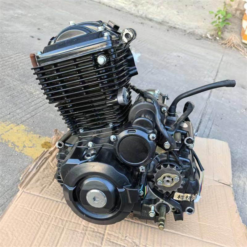 建设田达彪影发动机电喷摩托车机头TD150-3国四天亿发动机引擎