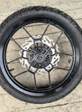比亚乔罗宾逊前钢圈BYQ125/150-8摩托车前铝轮毂原车轮毂轮圈带胎