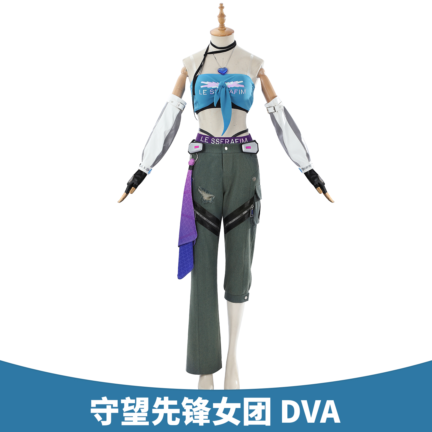 守望先锋联动DVA音浪震荡cos服