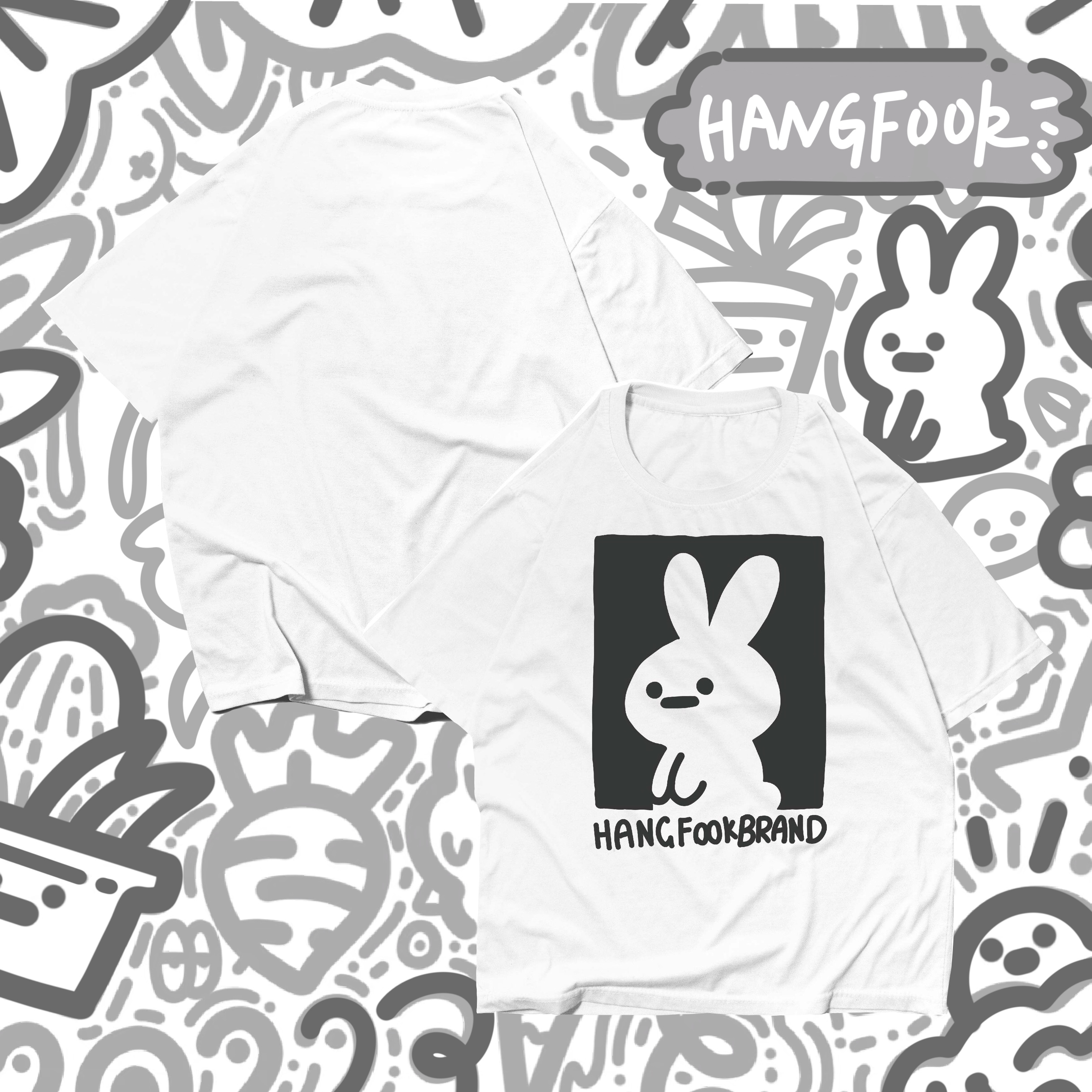 不撞款原创黑白短袖T恤情侣款