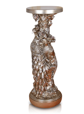 tqj欧式风罗马柱花盆架开业礼品