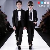 男童女童同款 套装 主持人礼服花童钢琴演出服走秀 正装 六一儿童西装