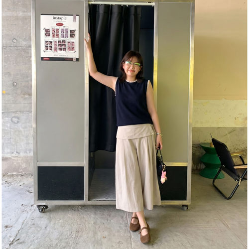 Q了个T 大码女装微胖mm2026超火减龄花边针织独特漂亮无袖上衣