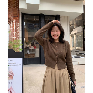 Q了个T大码女装大方得体微胖mm针织衫上衣开衫外套轻熟高知穿搭
