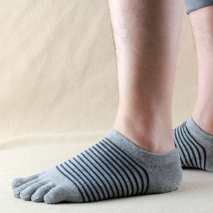 大后跟 超短无帮袜大码 男女薄款 浅口低帮船袜五指袜情侣纯棉夏季
