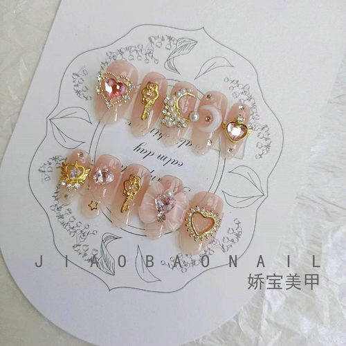 穿戴甲手工定做可反复使用假指甲