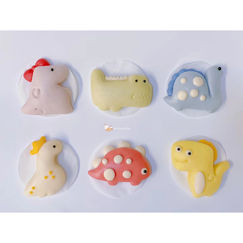 恐龙卡通馒头可爱花样面食造型