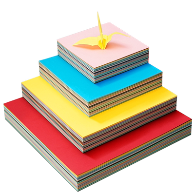 正方形彩色手工硬卡纸加厚230G