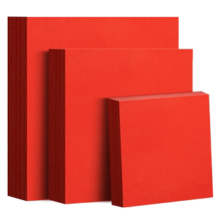 A4红纸中国红正方形折纸玫瑰花手工红色打印纸A3剪纸窗花刻纸双面加厚结婚用千纸鹤书法空白福字小井盖红纸