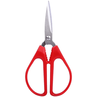 得力不锈钢剪刀大号办公用家用裁缝理发手工锋利尖头园艺便携文具办公用品学生美工办公室厨房工业用多功能