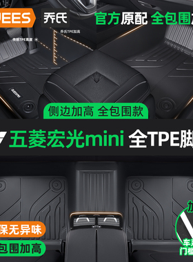 乔氏TPE汽车脚垫全包围适用于五菱缤果宏光mini 五菱星辰星驰改装