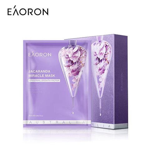EAORON澳洲蓝花楹水光针面膜 深层补水保湿滋润 胶原蛋白修护紧致