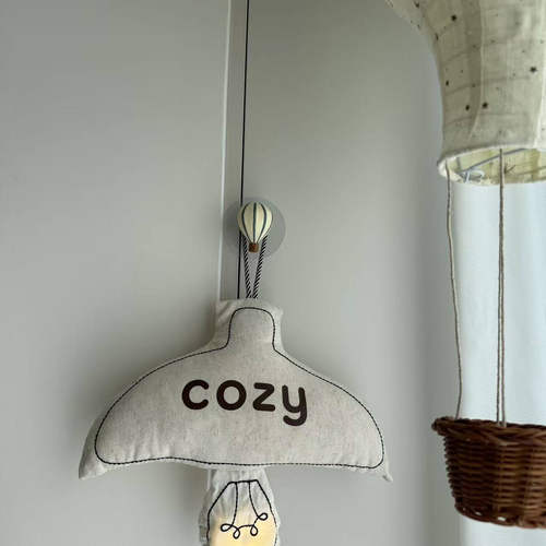 布艺灯泡小夜灯儿童房装饰挂灯