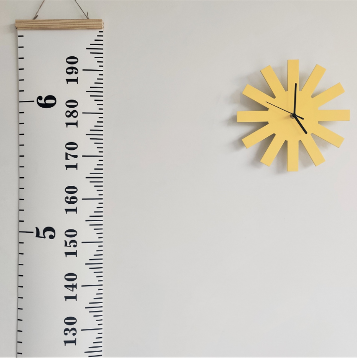 ins儿童房极简风静音钟表立体样板房壁挂时钟幼儿园挂钟拍摄道具