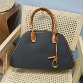 外贸出口尾货清仓大甩卖布配头层牛皮真皮库存捡漏妈包女士大包