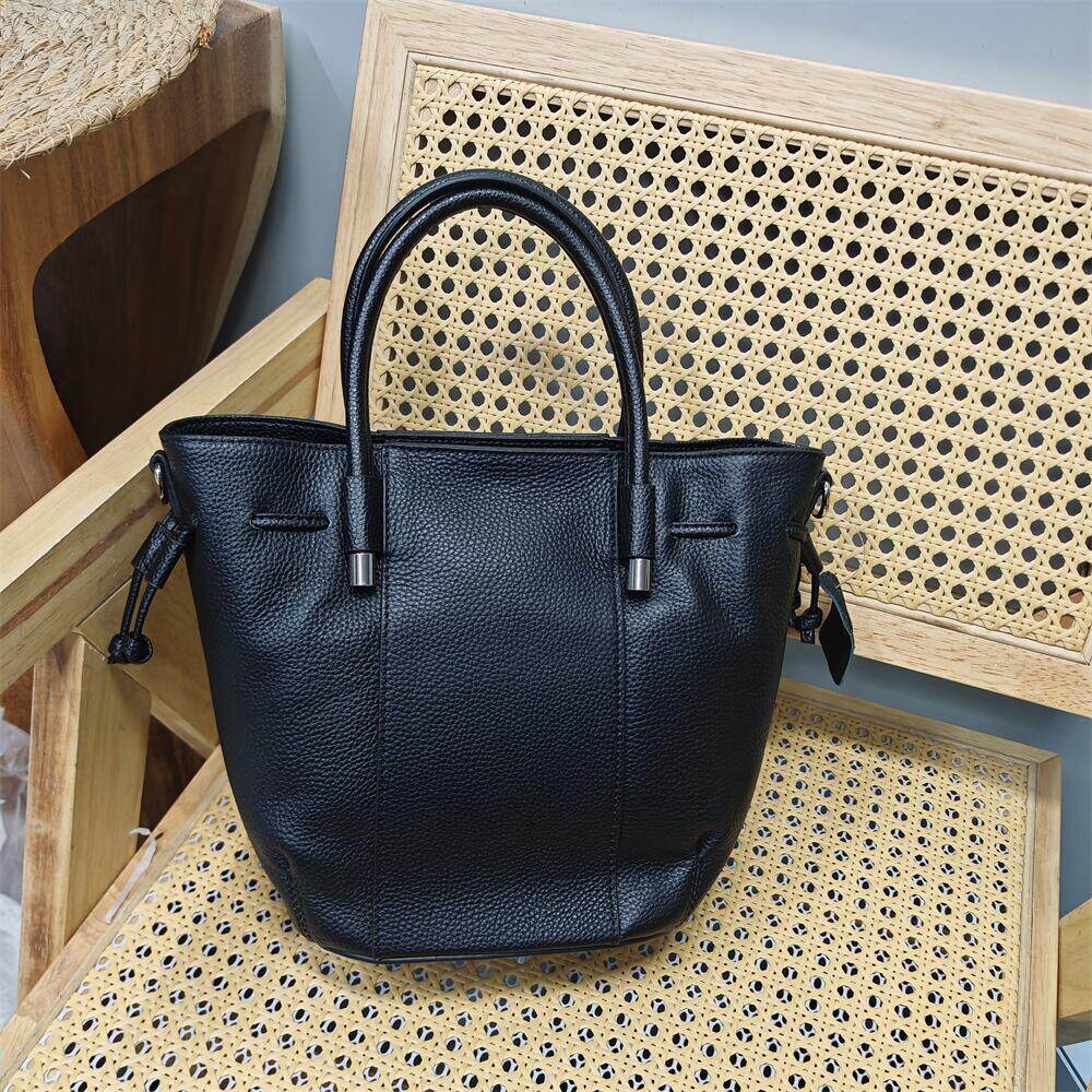 头层牛皮托特荔枝纹品牌专柜品牌斜挎库存真皮妈妈手提斜挎女士包