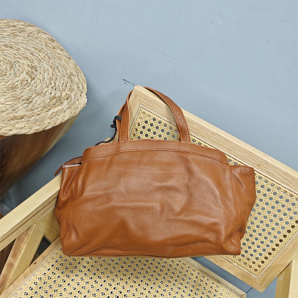 特价处理真皮手提妈妈女士包牛皮