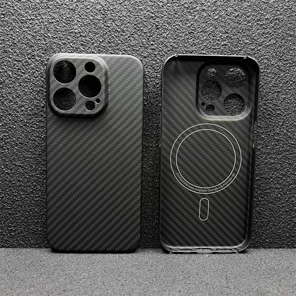 苹果iPhone15碳纤维简约商务