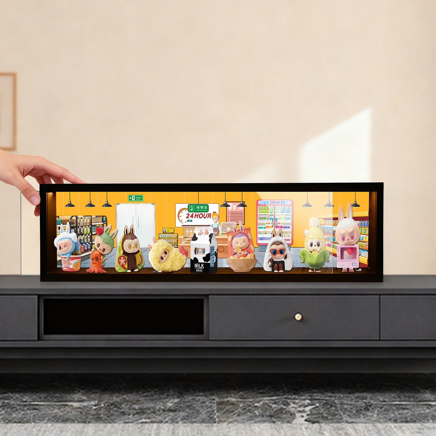 LABUBU怪味便利店系列盲盒相框