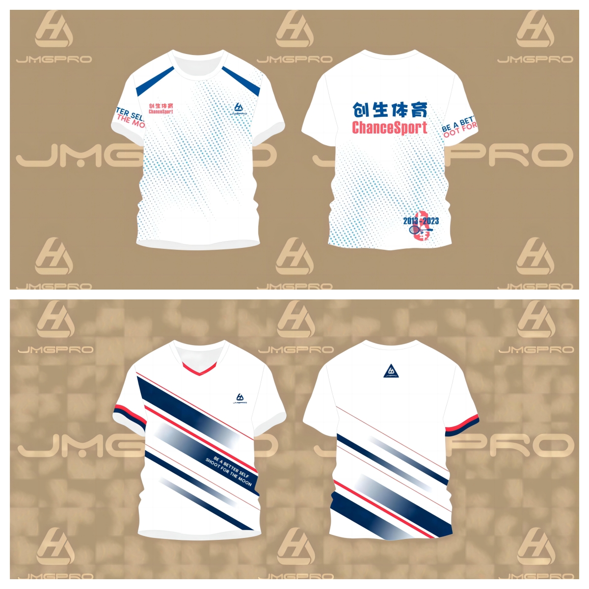 JMGPRO击破羽毛球服速干透气