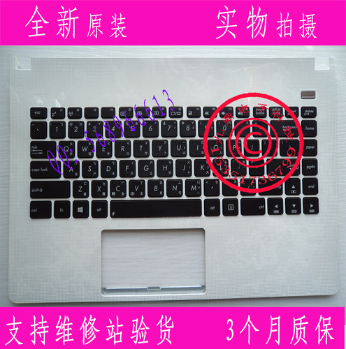 黑色全新ASUS X401 X401E X401U X401K X401A 带C壳繁体中文键盘