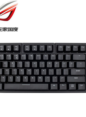 全新华硕M801激战红色背光便携电竞游戏吃鸡有线红轴机械键盘87键