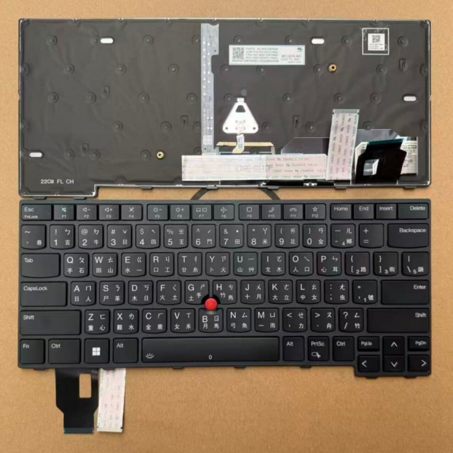 适用联想ThinkPad T14 Gen3 P14S L14 Gen3 三代2022繁体注音键盘