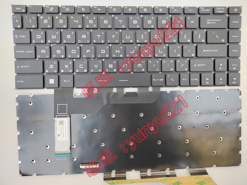 全新原厂MSI 微星 GP66 GS66 V194222AK1 CH繁体中文注音背光键盘