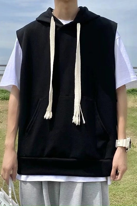 开衫卫衣chic宽松韩风连帽棒球服春夏设计感百搭复古外套B37P30,男装卫衣,星座1116-2