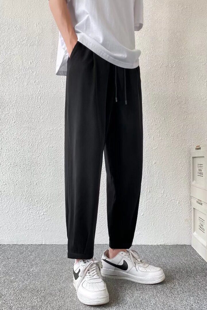 休闲裤九分2022夏季薄款裤子休闲裤潮束脚裤K2972P33,男装休闲裤,星座1116-2