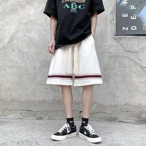 短裤男夏季2022休闲运动五分裤子男韩版百搭沙滩中裤男D161P26图片