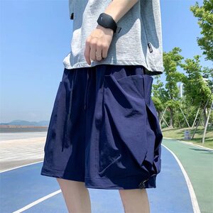 夏季短裤男士大口袋工装五分裤宽松沙滩裤休闲运动裤衩薄D6015P33图片
