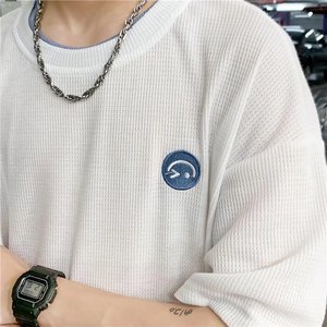 简约短袖t恤男夏季薄款小众日系半袖体恤ins潮流百搭上衣T7823P25图片