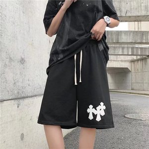 运动短裤男宽松ins潮流夏季薄款潮牌男士休闲五分裤D83P25图片