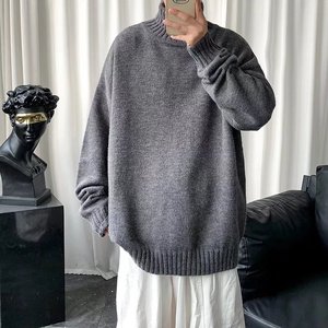 男秋冬高领针织衫毛衣M145P40图片