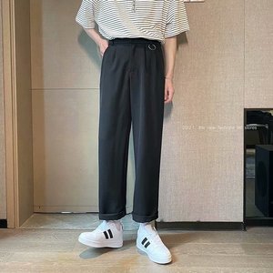 男秋冬新款休闲裤西裤直筒裤子K23P35图片