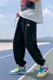 卫裤男欧美高街宽松束脚裤子2022春款休闲长裤DX65P32，男装休闲裤，星座1116-2