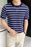 城市风貌短袖夏季青春流行条纹T恤潮流圆领潮男新款Y2216P40，男装T恤，星座1116-2