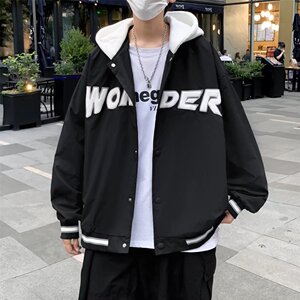 男秋冬双层连帽夹克外套W538P60图片