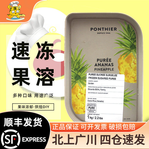 伊夫潘缇菠萝速冻果泥1kg