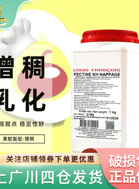 Louis Francois镜面果胶粉1kg 法国进口原迪吉福NH果胶复配增稠剂