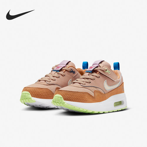 Nike/耐克正品Air Max 1 EasyOn SE PS儿童运动鞋FJ3285-200