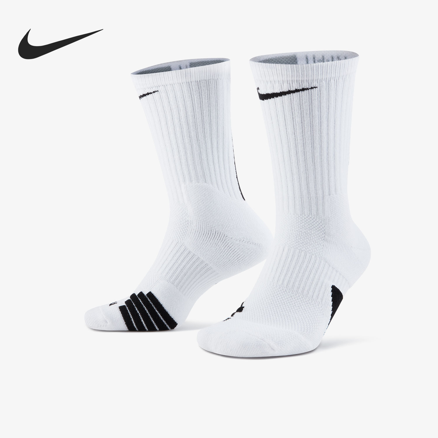 Nike/耐克官方正品男女中筒排汗透气运动训练袜（1双）SX7622-100